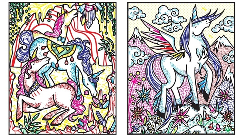 Unicorns Magic Painting Book by Usborne 2