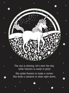 Unicorns Magical Day Bedtime Shadow Book by Peter Pauper Press 1