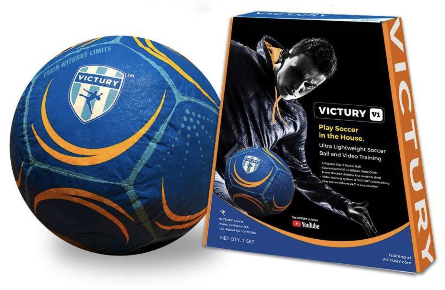 Victury V1 Soccer Ball by Ollyball
