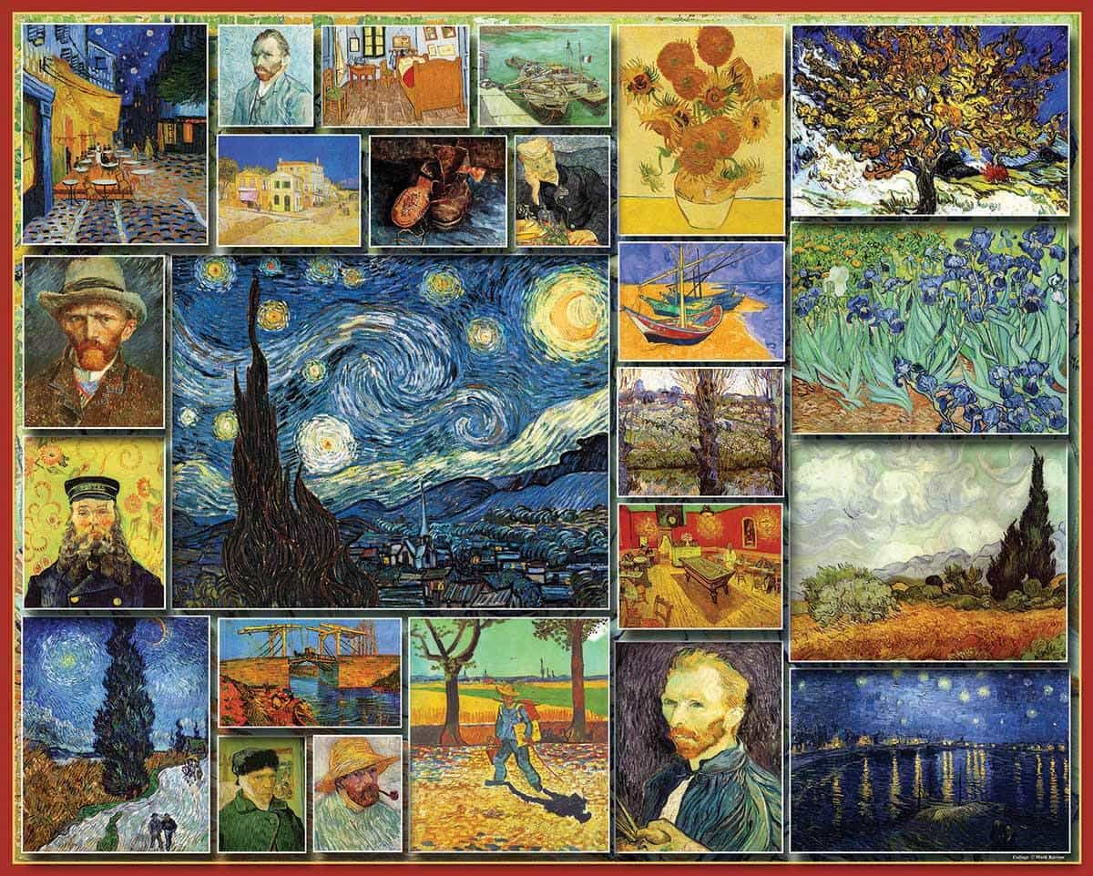 Vincent Van Gogh 1000pc Puzzle by White Mountain Puzzles 1