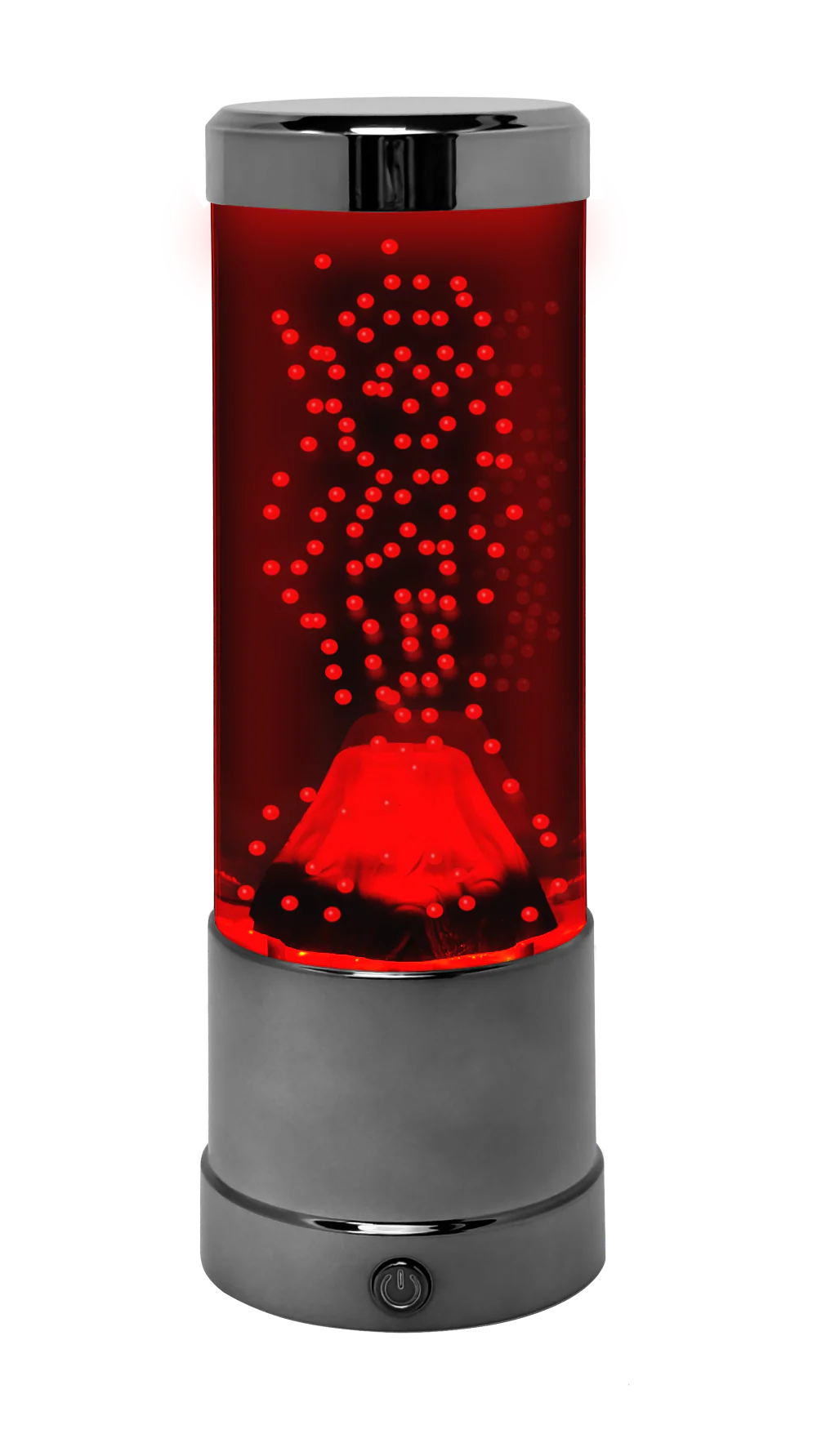 Volcano Mood Lamp With Metallic Base-by-Trend Tech Brands