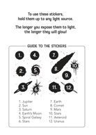 Glow-in-the-Dark Night Sky Stickers by Dover Publications