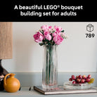 Botanicals Bouquet of Pink Roses by Lego