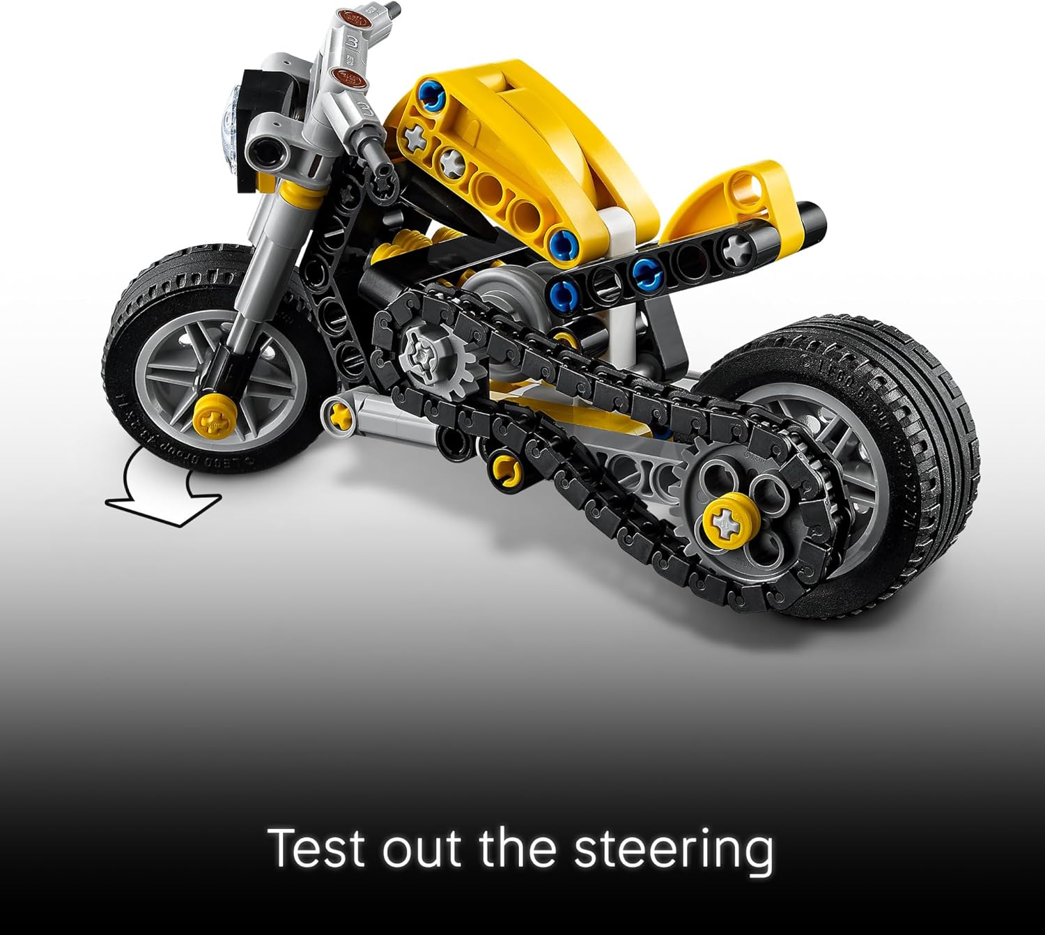 Technic Yellow Motorcycle by Lego