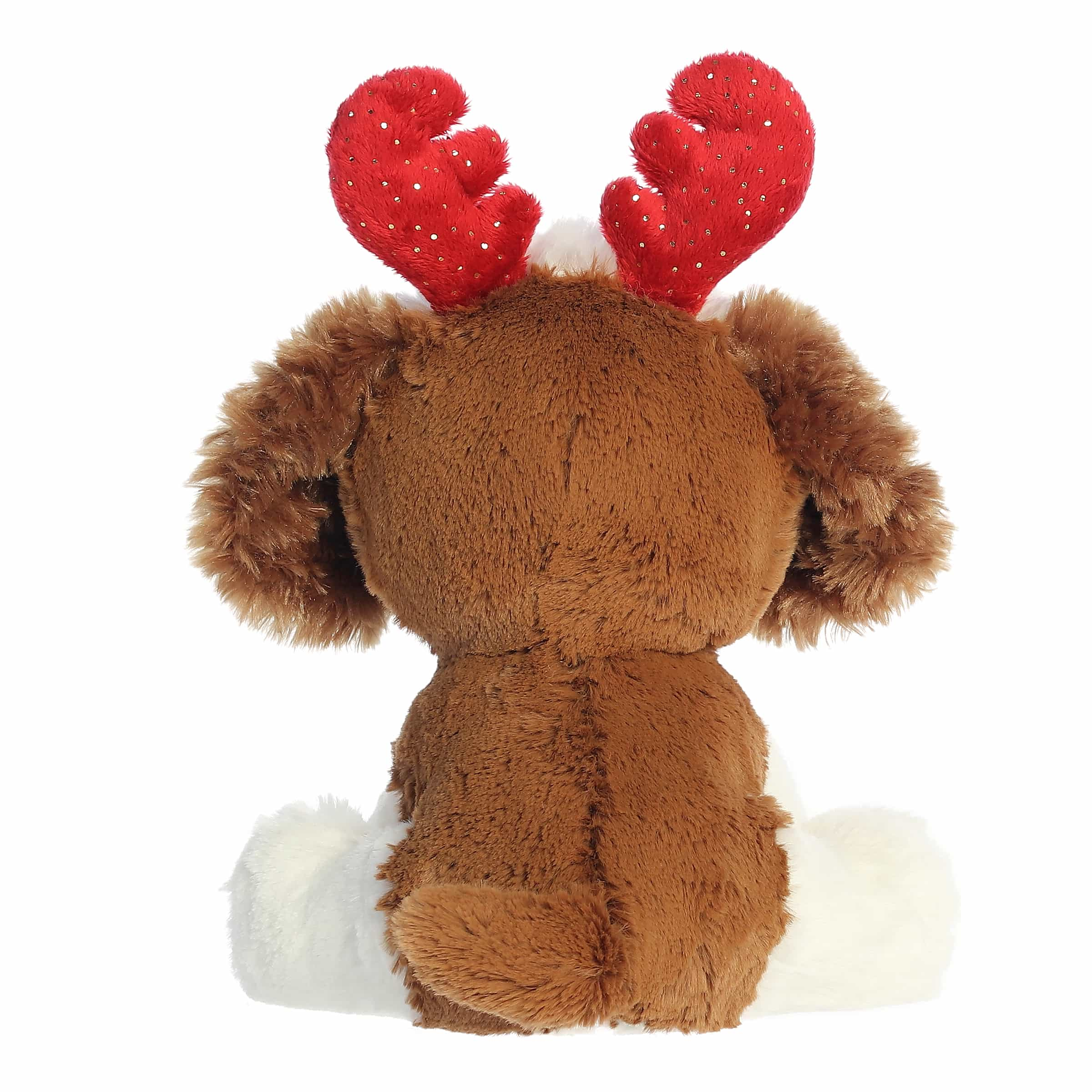 Holiday Cheer Antlers Spaniel by Aurora