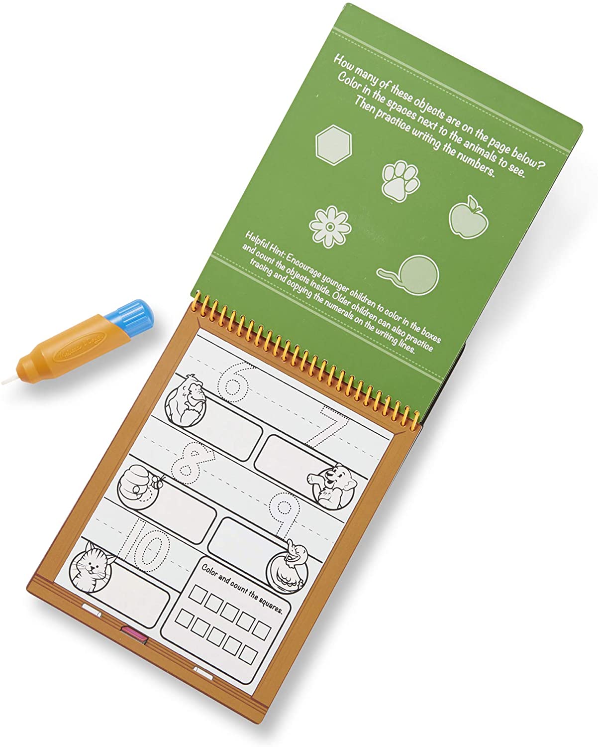 Water Wow Numbers On the Go Travel Activity by Melissa Doug 2