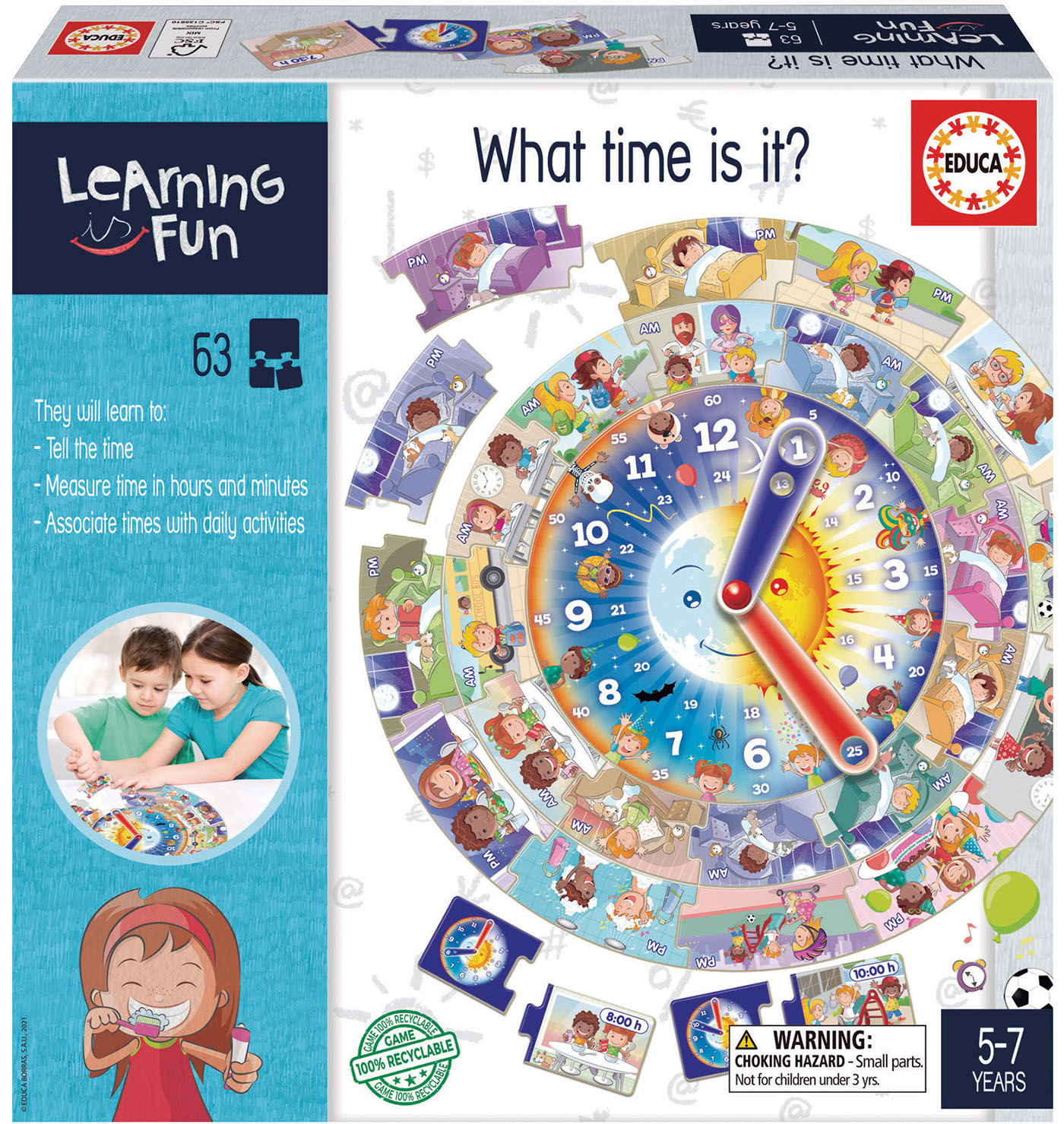 What Time Is It Puzzle by Educa