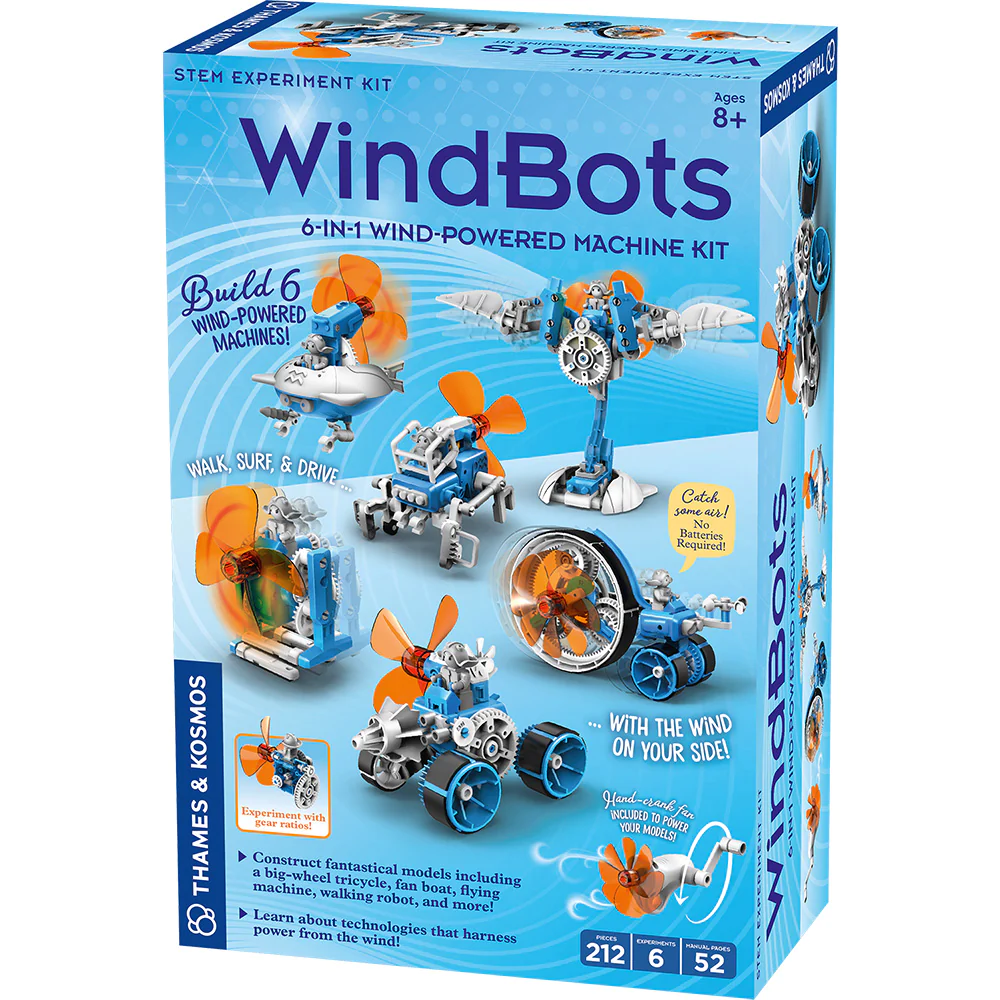 WindBots: 6-in-1 Wind-Powered Machine Kit-by-Thames & Kosmos