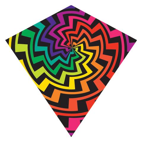 WindDiamond Spiral Nylon Kite by Brainstorm