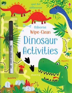 Wipe Clean Dinosaur Activities by Usborne