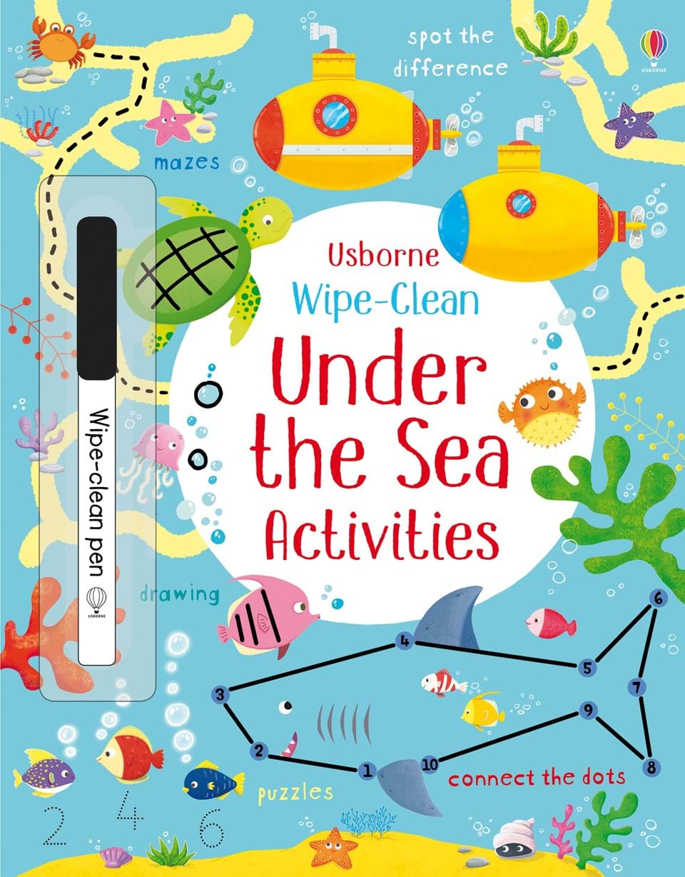 Wipe Clean Under the Sea Activities by Usborne