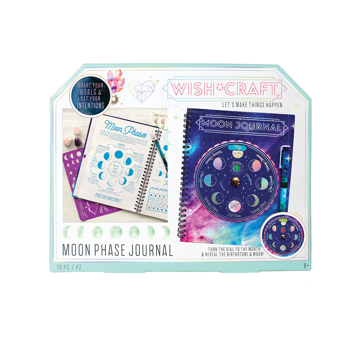 WishCraft Moon Phase Journal by Bright Stripes