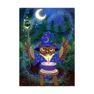 Wizard Owl Jeweled Birthday Card-by-Peaceable Kingdom