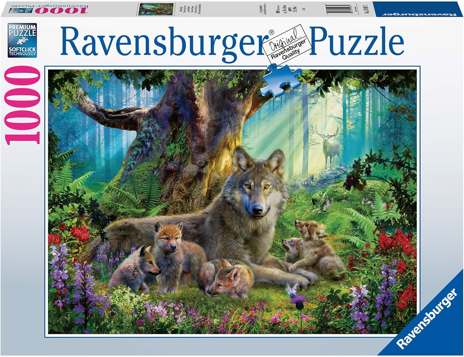 Wolves in the Forest 1000pc Puzzle-by-Ravensburger