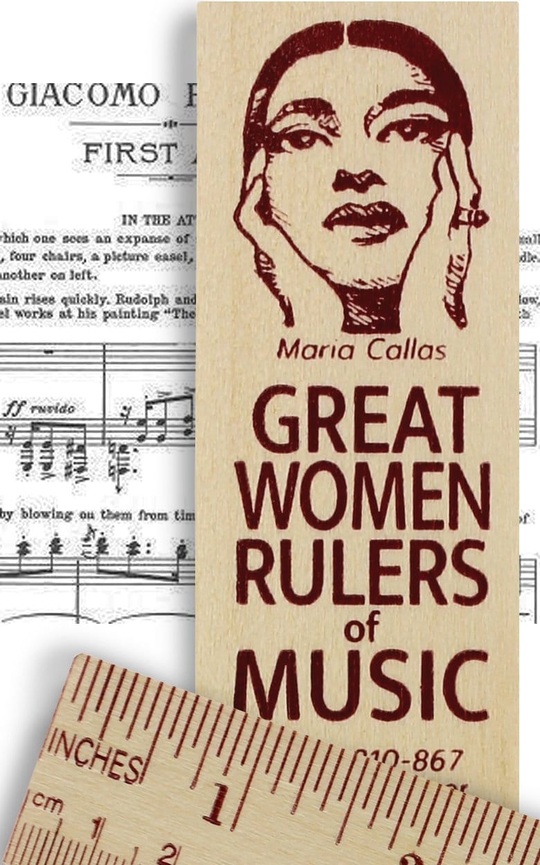Women in Music Ruler by Rich Frog