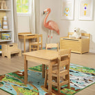 Wood Table and Chairs Set by Melissa Doug 2