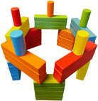 Wooden Bricks 45pc Magnetic Building Blocks by Mindscope 3