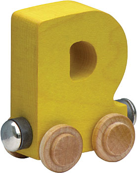 Wooden D Train Letter by Maple Landmark