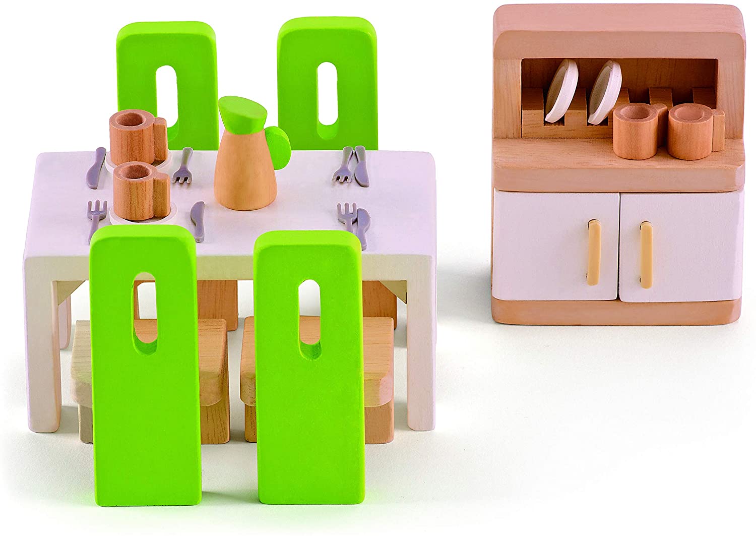 Wooden Dollhouse Dining Room by Hape