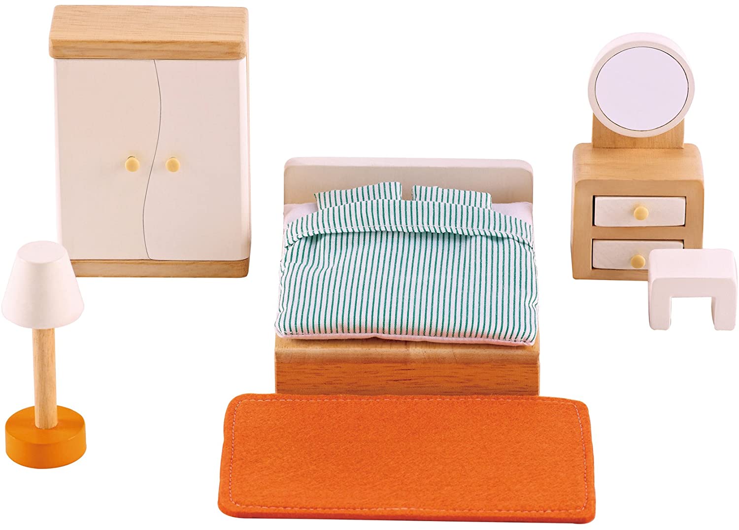 Wooden Dollhouse Master Bedroom by Hape