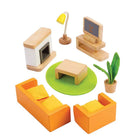 Wooden Dollhouse Media Room by Hape