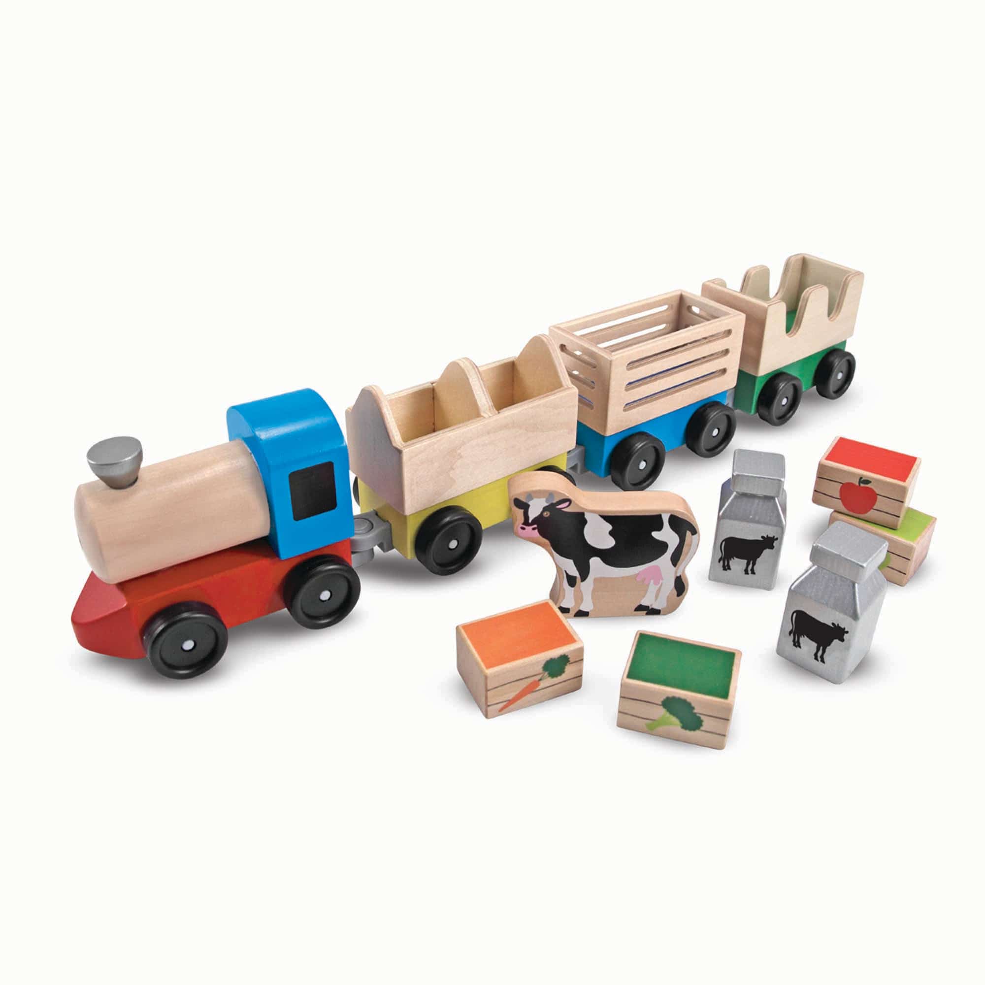 Wooden Farm Train by Melissa Doug