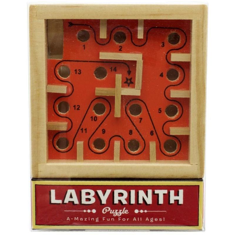 Wooden Labyrinth Puzzles by Streamline 3