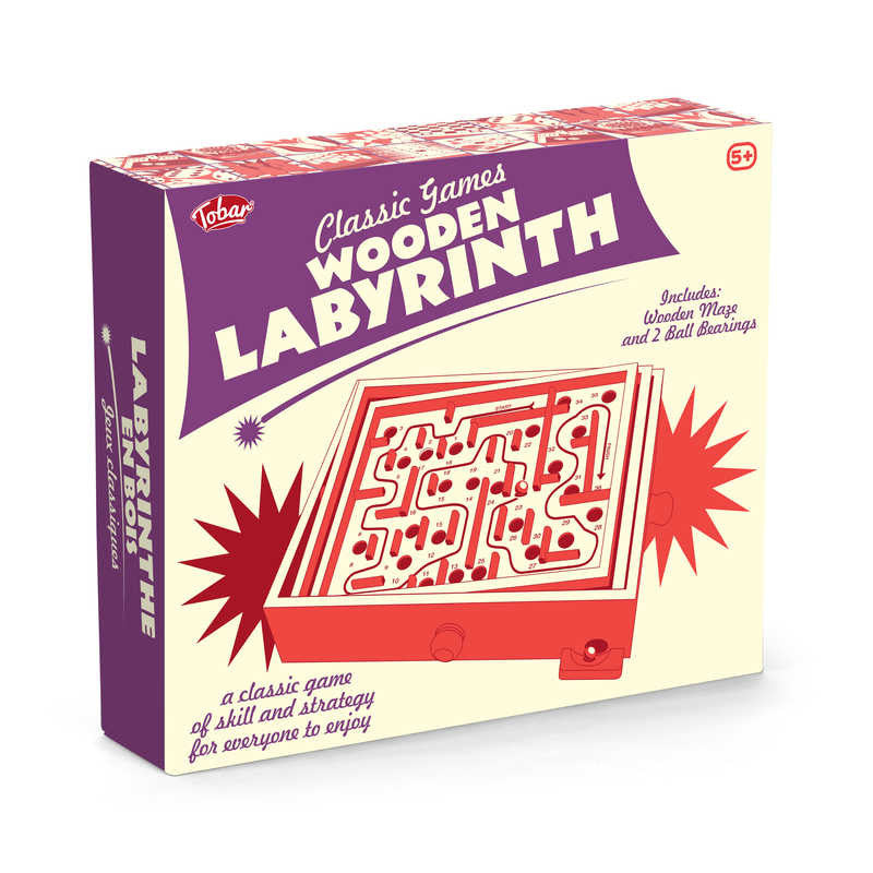 Wooden Labyrinth-by-One For Fun
