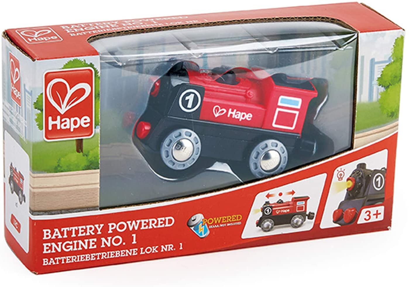 Wooden Railway Battery Powered Engine 1 by Hape