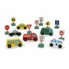Wooden Vehicles and Traffic Signs by Melissa Doug