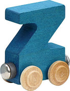 Wooden Z Train Letter by Maple Landmark