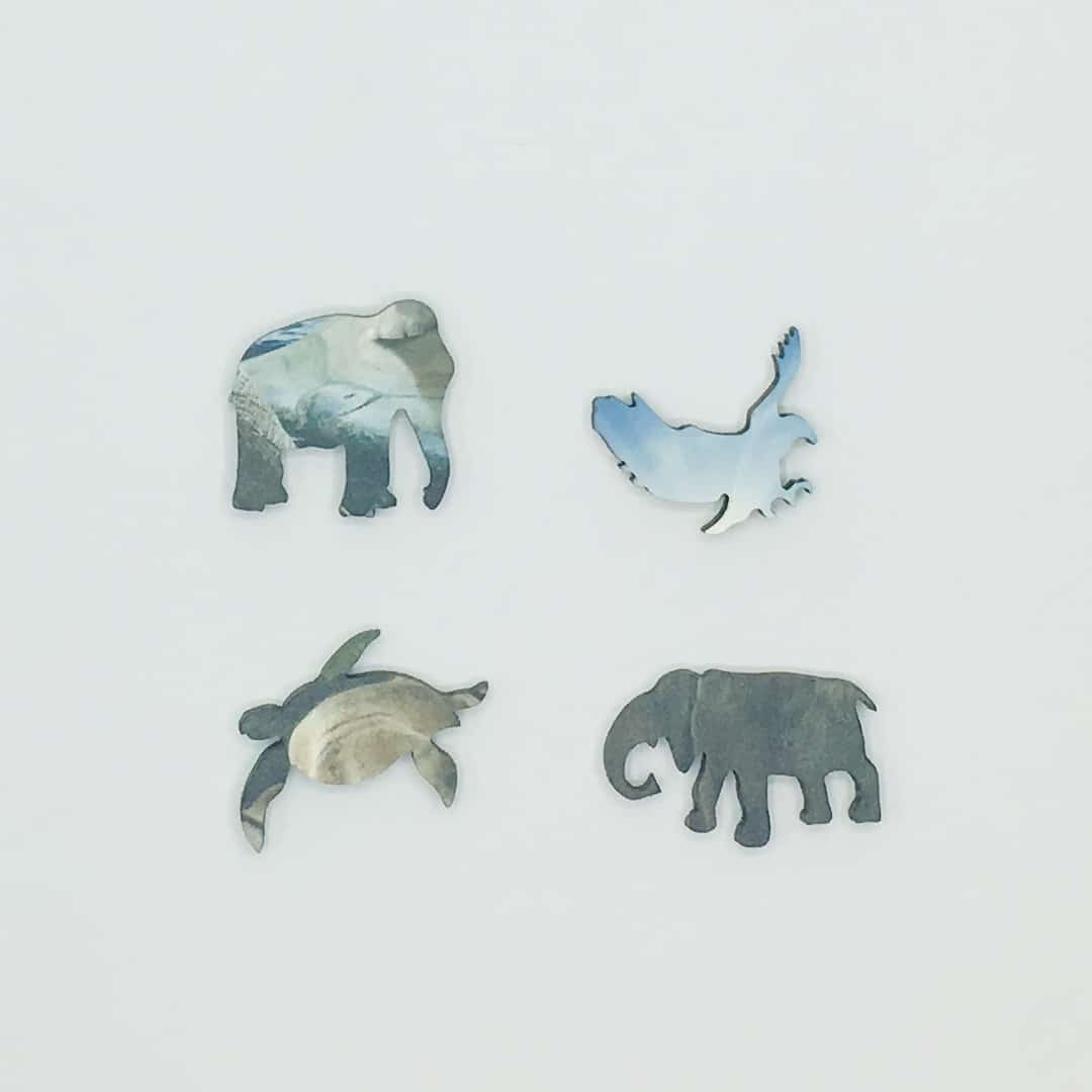 World Turtles Wooden Puzzle 53pc by Zen Puzzles 1