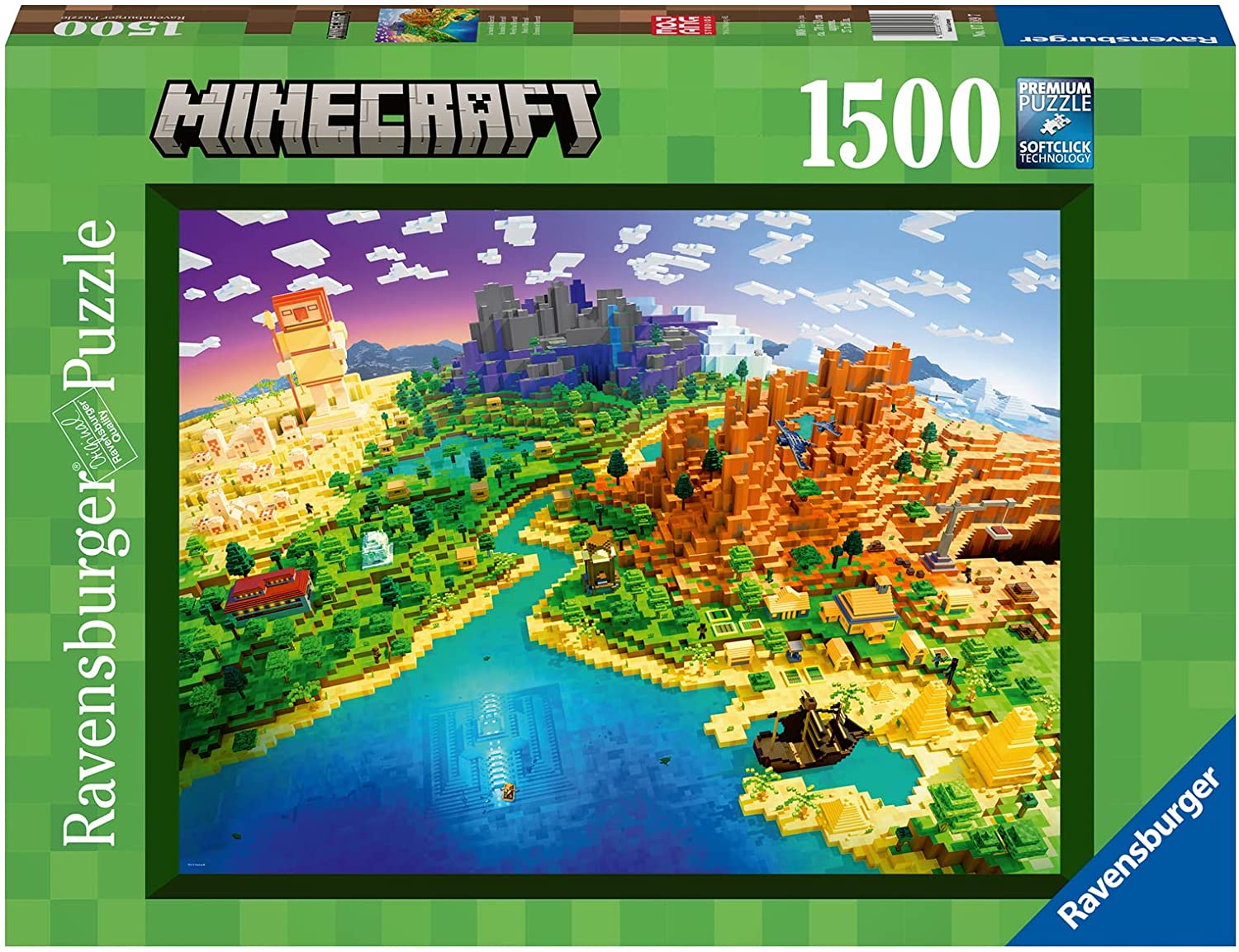 World of Minecraft 1500pc Puzzle by Ravensburger