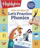 Write-On Wipe-Off Let's Practice Phonics-by-Highlights