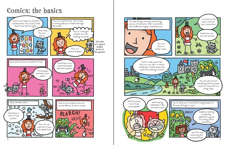 Write and Draw Your Own Comics by Usborne 1