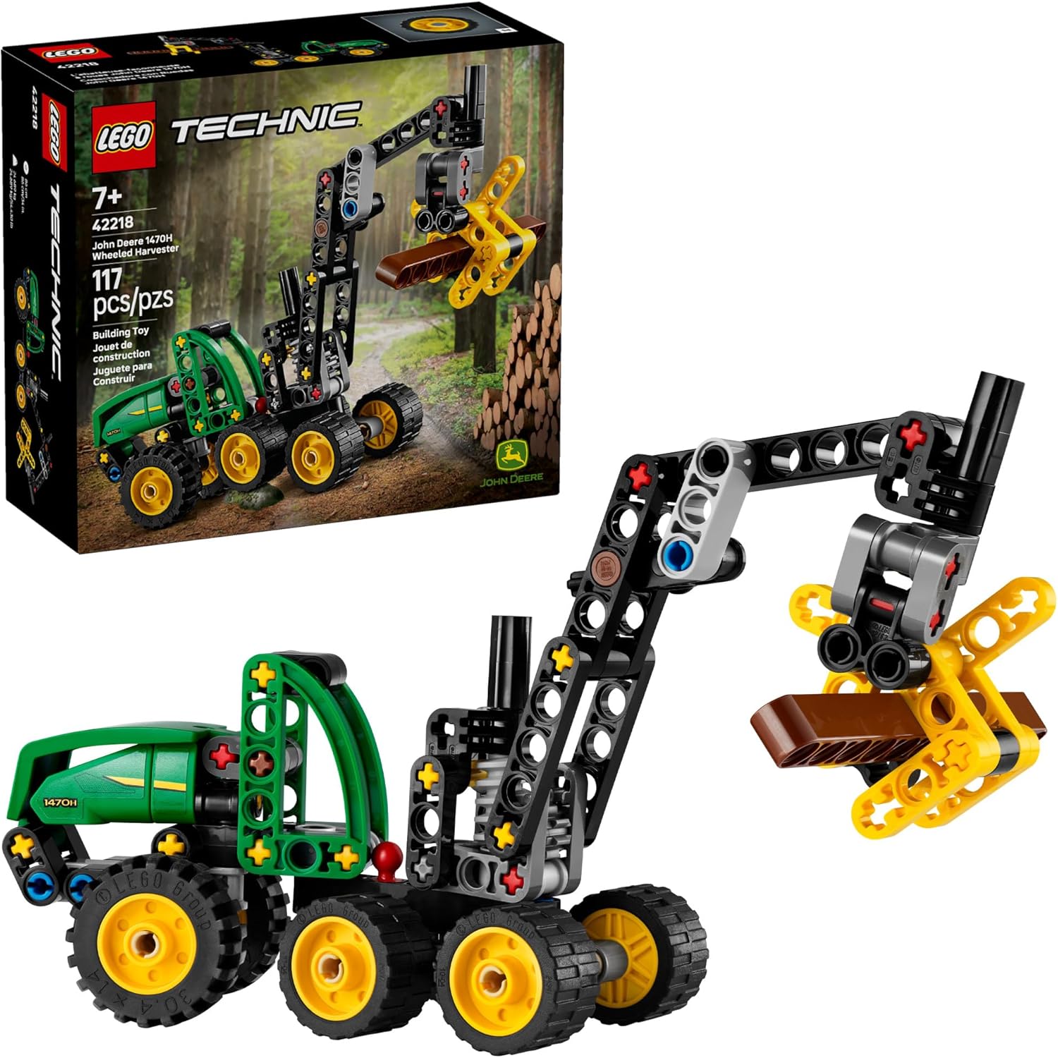 Technic John Deere 1470H Wheeled Harvester by Lego