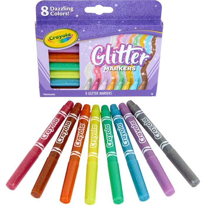 Glitter Markers by Crayola