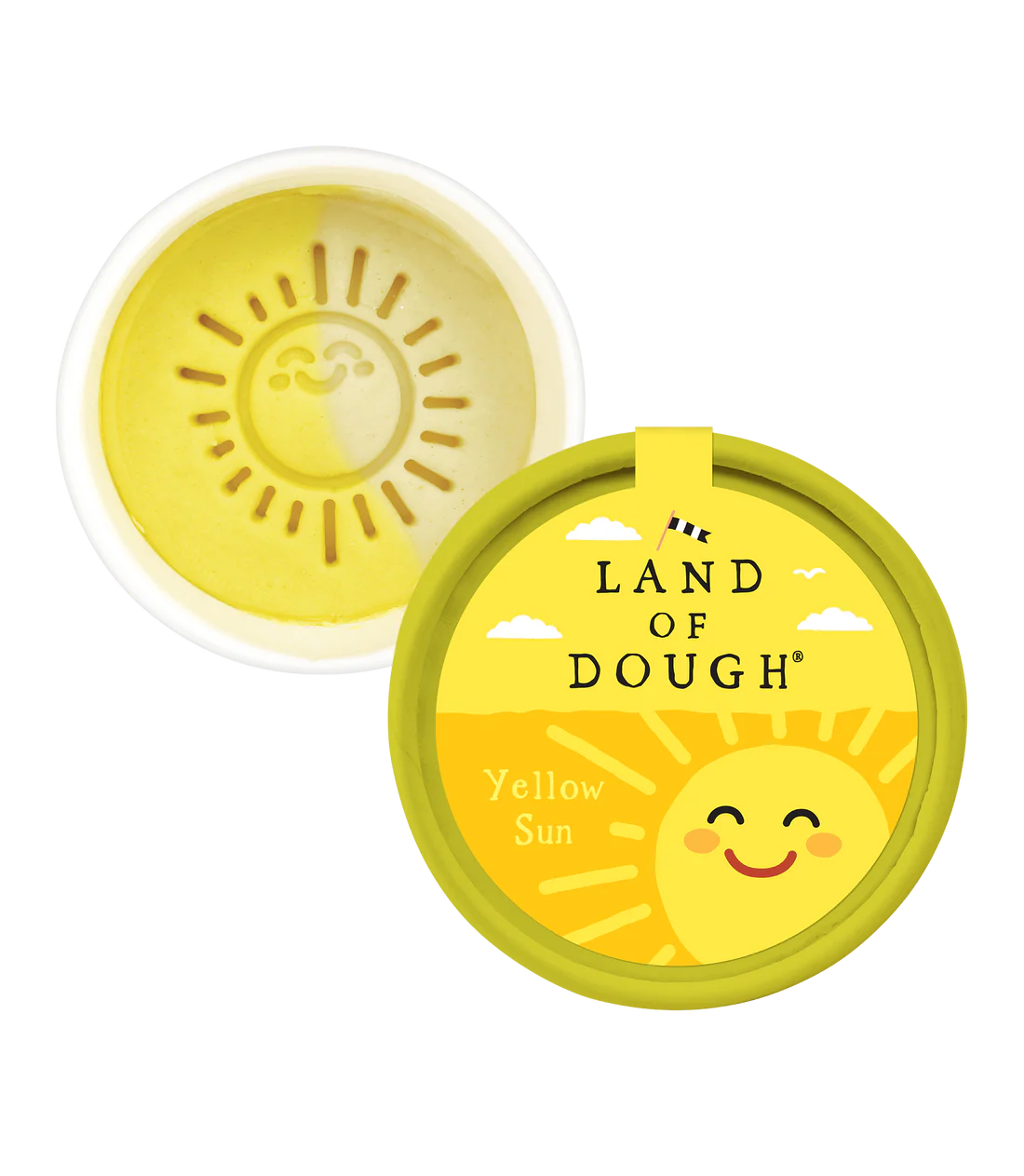 Yellow Sun Mini Dough Cup-by-Crazy Aaron's Putty World