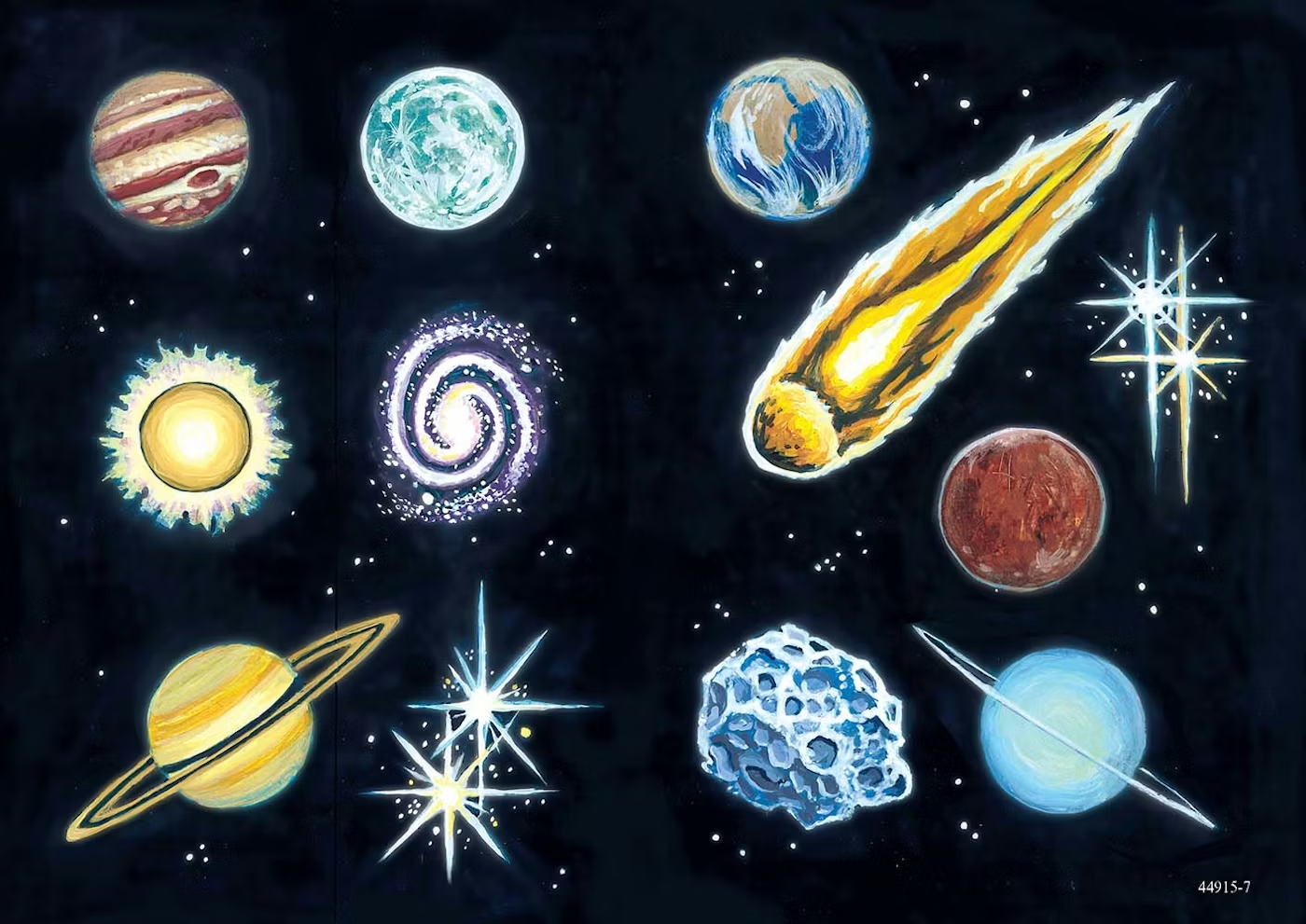 Glow-in-the-Dark Night Sky Stickers by Dover Publications