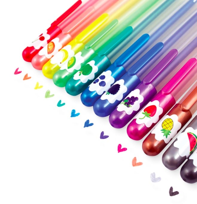 Yummy Yummy Scented Glitter Gel Pens by Ooly 1