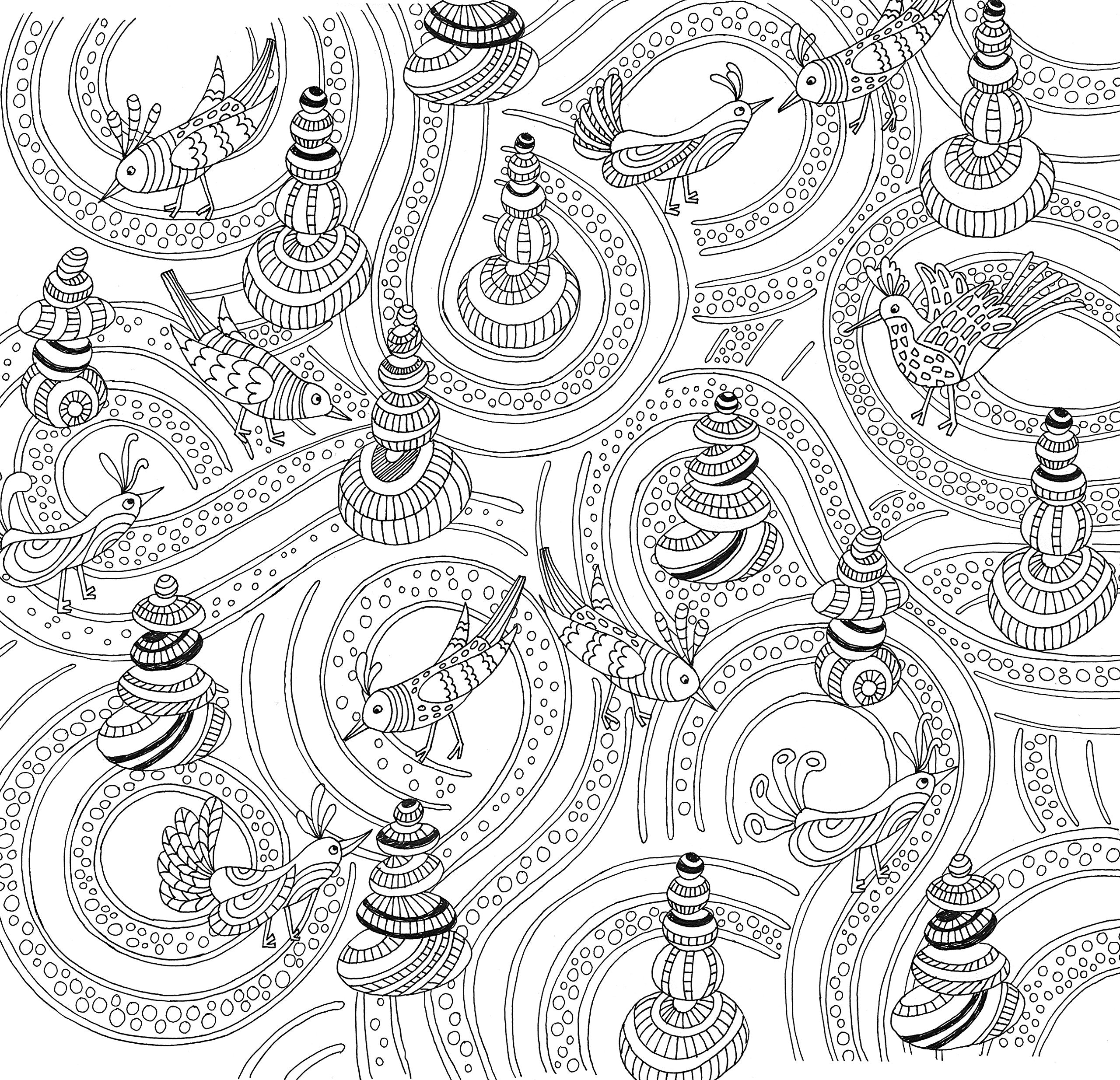 Zen Garden Adult Coloring Book by Peter Pauper Press 5