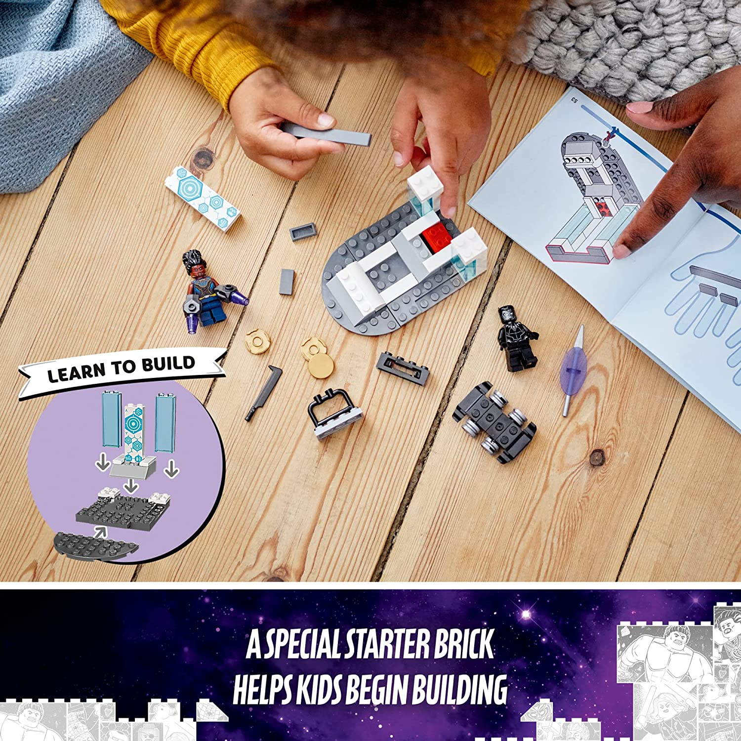 arvel Black Panther Wakanda Forever Shuris Lab by Lego 4