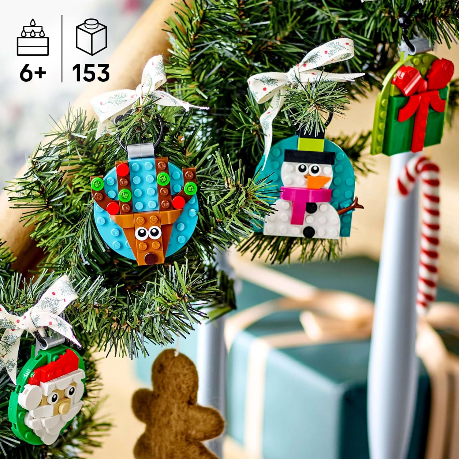 Christmas Ornaments by Lego