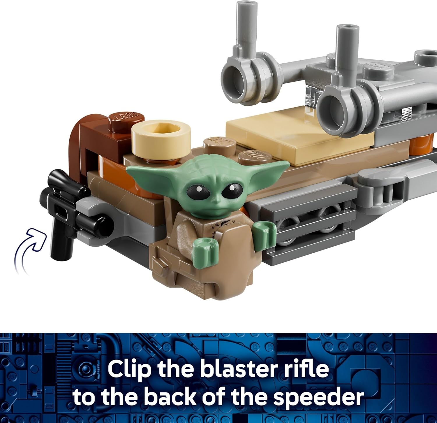 Star Wars The Mandalorian & Grogu’s Speeder Bike by Lego