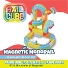 Magnetic Monorail Starter Set by Rail Cube