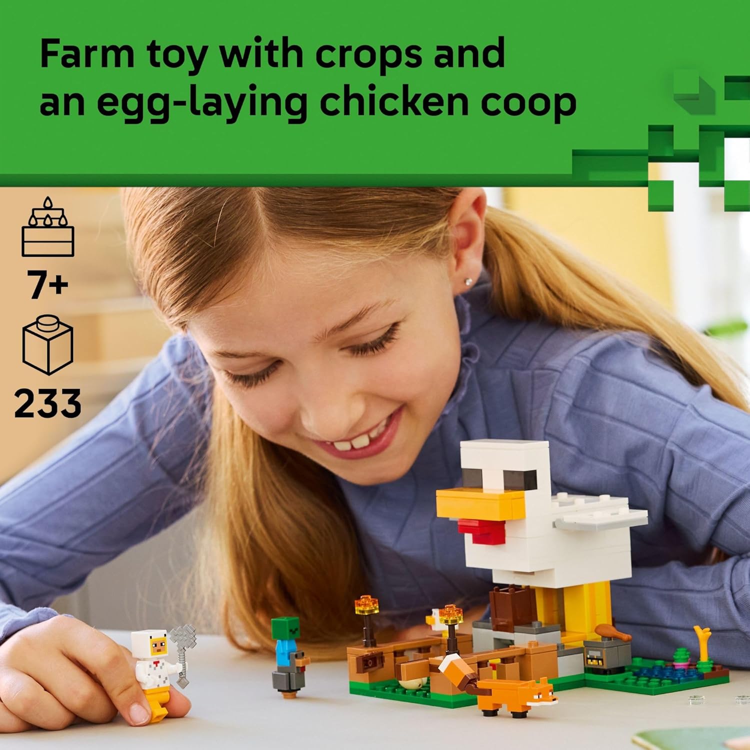 Minecraft Chicken Farm by Lego