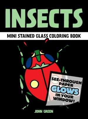 Insects Stained Glass Coloring Book by Dover Publications