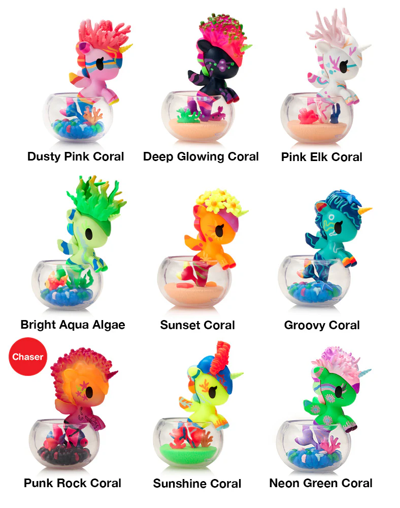 Neon Reef Mermicorno Blind Box by Tokidoki
