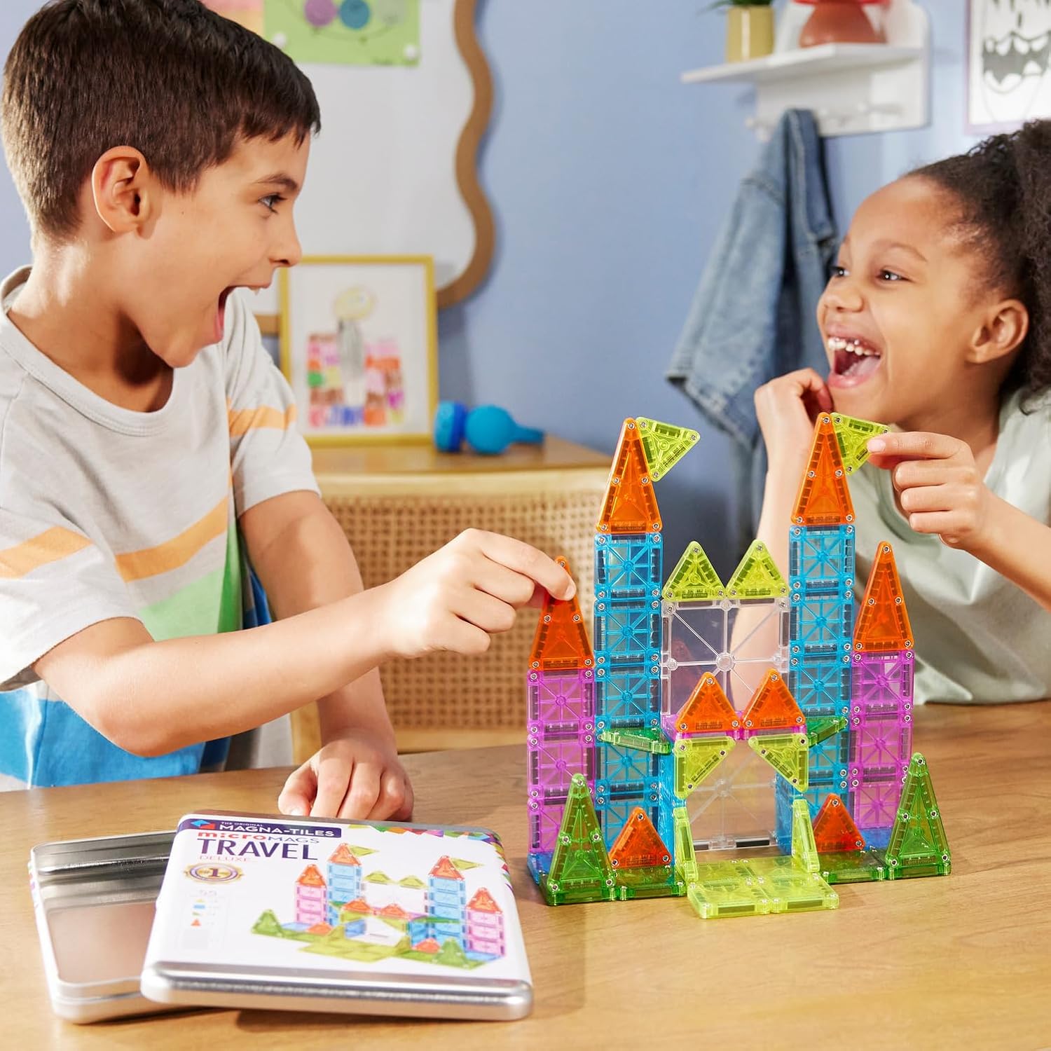 MAGNA-TILES microMAGS Travel Set Deluxe – A2Z Science & Toys