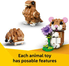 Creator 3 in 1 Cute Hamster with a Flower by Lego